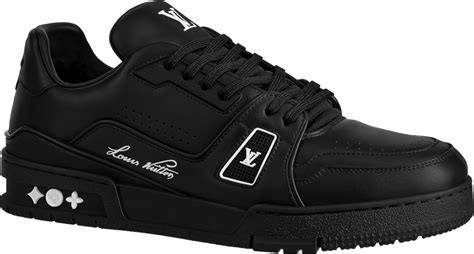 black lv trainers